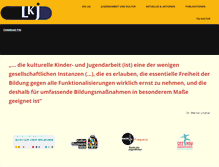 Tablet Screenshot of lkj-nrw.de
